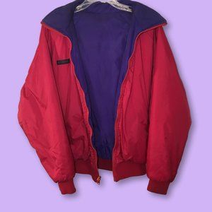 90's Vintage Reversible Down Columbia Jacket, L